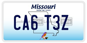CA6T3Z  license plate in MO
