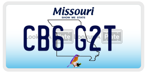 CB6G2T  license plate in MO