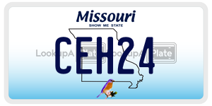 CEH24  license plate in MO