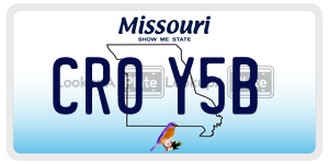 CR0Y5B  license plate in MO
