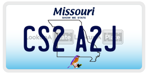 CS2A2J  license plate in MO