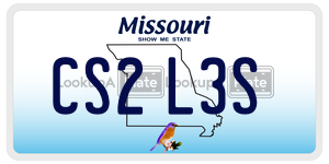 CS2L3S  license plate in MO