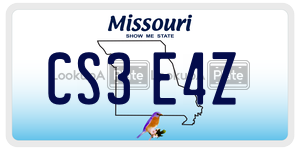 CS3E4Z  license plate in MO