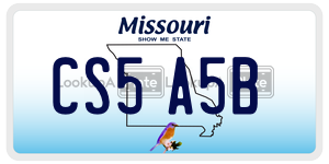 CS5A5B license plate in Missouri