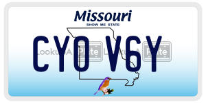 CY0V6Y  license plate in MO