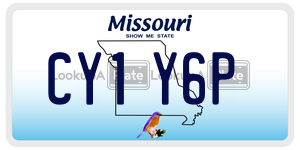 CY1Y6P  license plate in MO