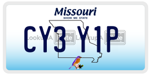 CY3Y1P  license plate in MO