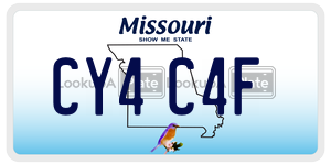CY4C4F  license plate in MO