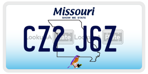 CZ2J6Z  license plate in MO
