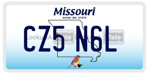 CZ5N6L  license plate in MO