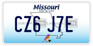 CZ6J7E  license plate in MO