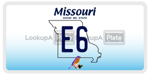 E6  license plate in MO