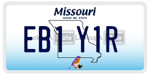 EB1Y1R license plate in Missouri