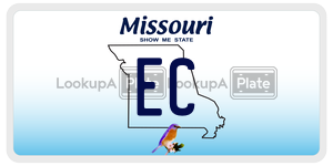 EC  license plate in MO
