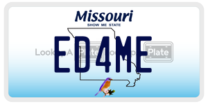 ED4ME  license plate in MO