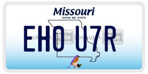 EH0U7R  license plate in MO