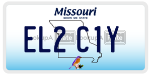 EL2C1Y  license plate in MO