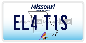 EL4T1S  license plate in MO