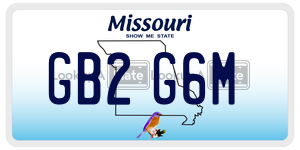 GB2G6M  license plate in MO