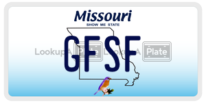 GFSF  license plate in MO