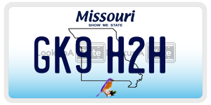 GK9H2H license plate in Missouri