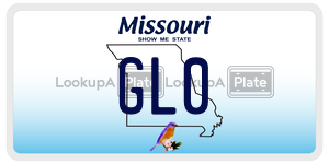 GL0  license plate in MO