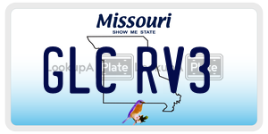 GLCRV3  license plate in MO