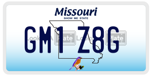 GM1Z8G  license plate in MO