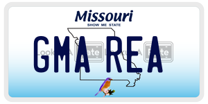 GMAREA  license plate in MO