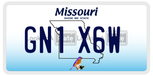 GN1X6W  license plate in MO
