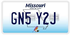 GN5Y2J  license plate in MO