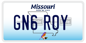 GN6R0Y  license plate in MO