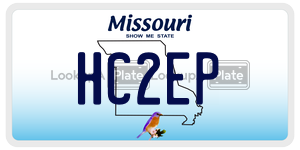 HC2EP license plate in Missouri