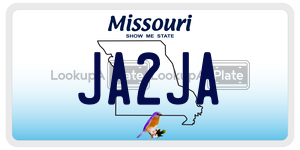 JA2JA  license plate in MO
