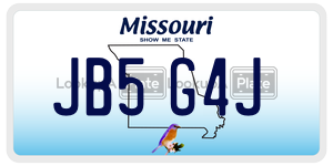 JB5G4J  license plate in MO