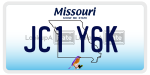 JC1Y6K  license plate in MO