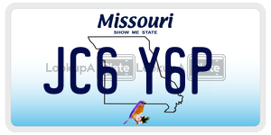 JC6Y6P  license plate in MO