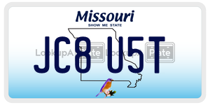 JC8U5T  license plate in MO