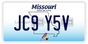 JC9Y5V  license plate in MO