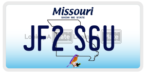 JF2S6U  license plate in MO