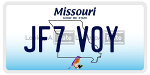 JF7V0Y  license plate in MO