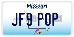 JF9P0P  license plate in MO