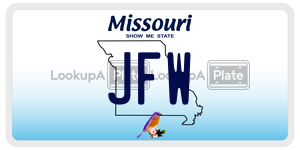 JFW license plate in Missouri