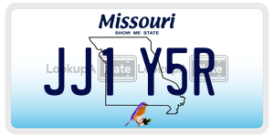 JJ1Y5R  license plate in MO
