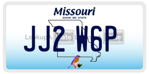 JJ2W6P  license plate in MO