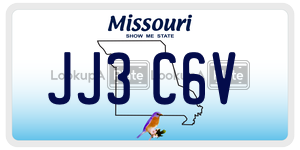 JJ3C6V  license plate in MO
