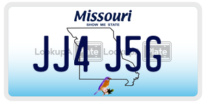 JJ4J5G  license plate in MO