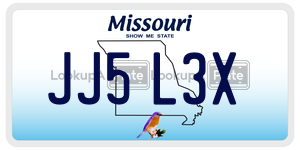 JJ5L3X  license plate in MO