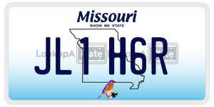 JL1H6R license plate in Missouri