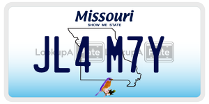 JL4M7Y  license plate in MO